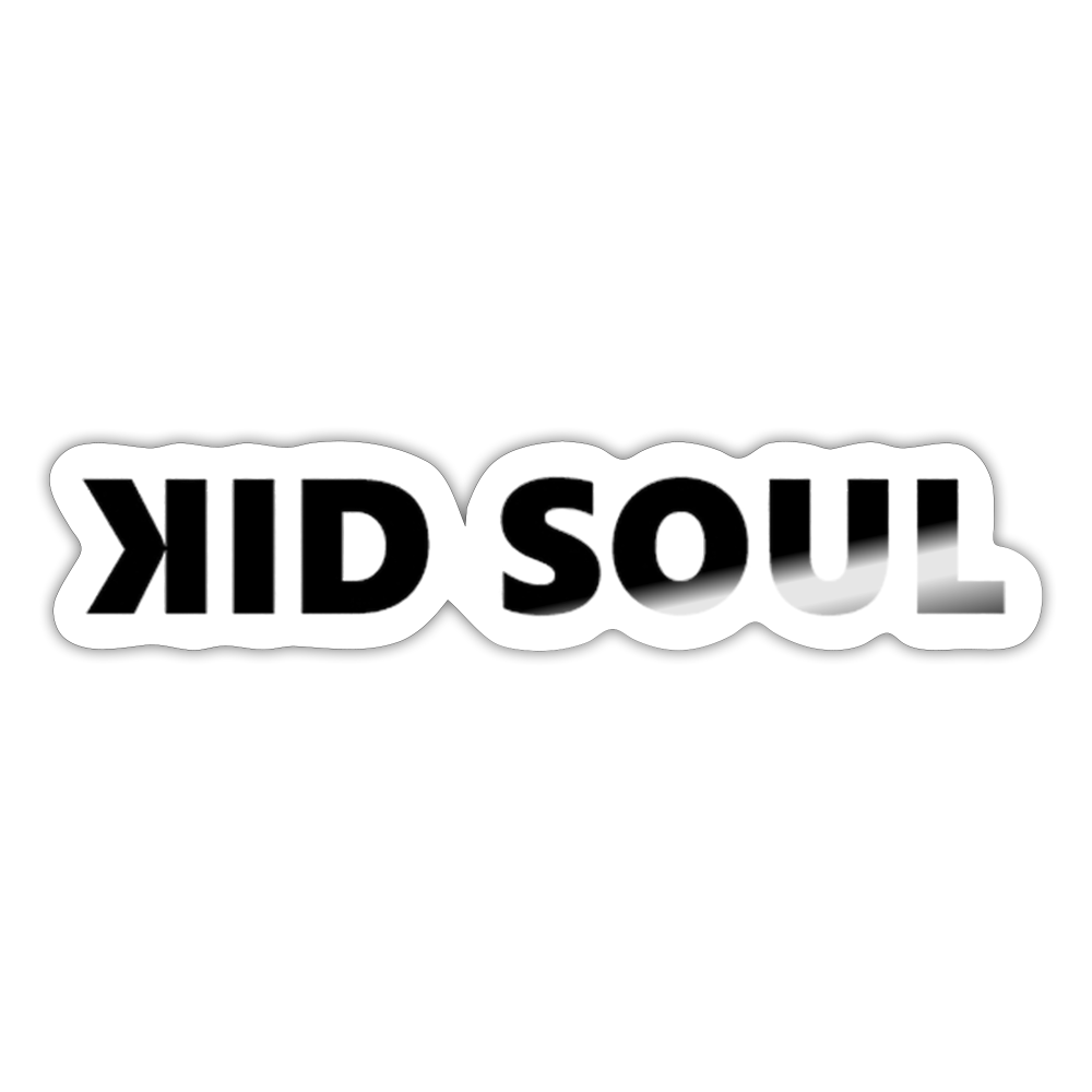 Kid Soul Sticker - Weiß glänzend