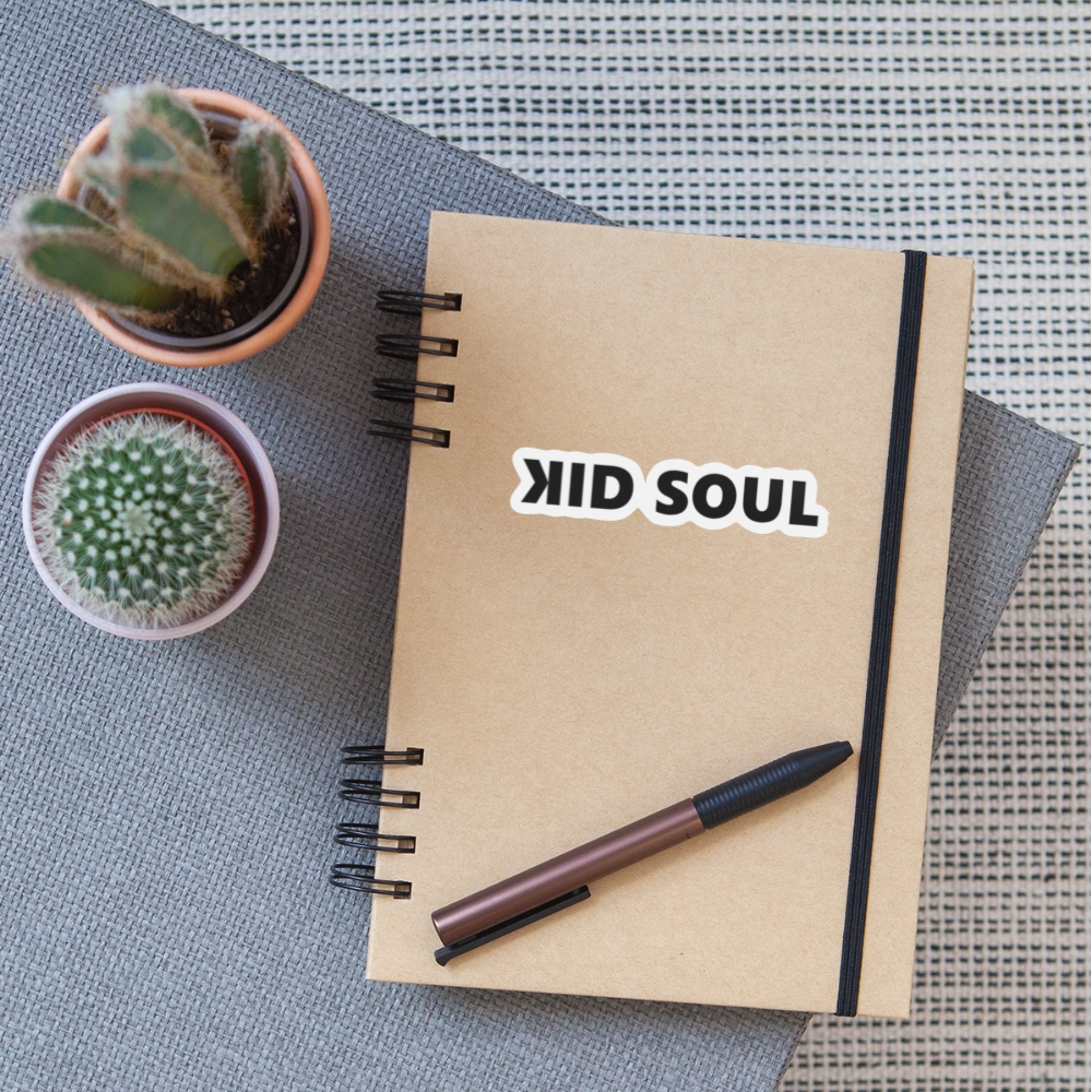 Kid Soul Sticker - Mattweiß
