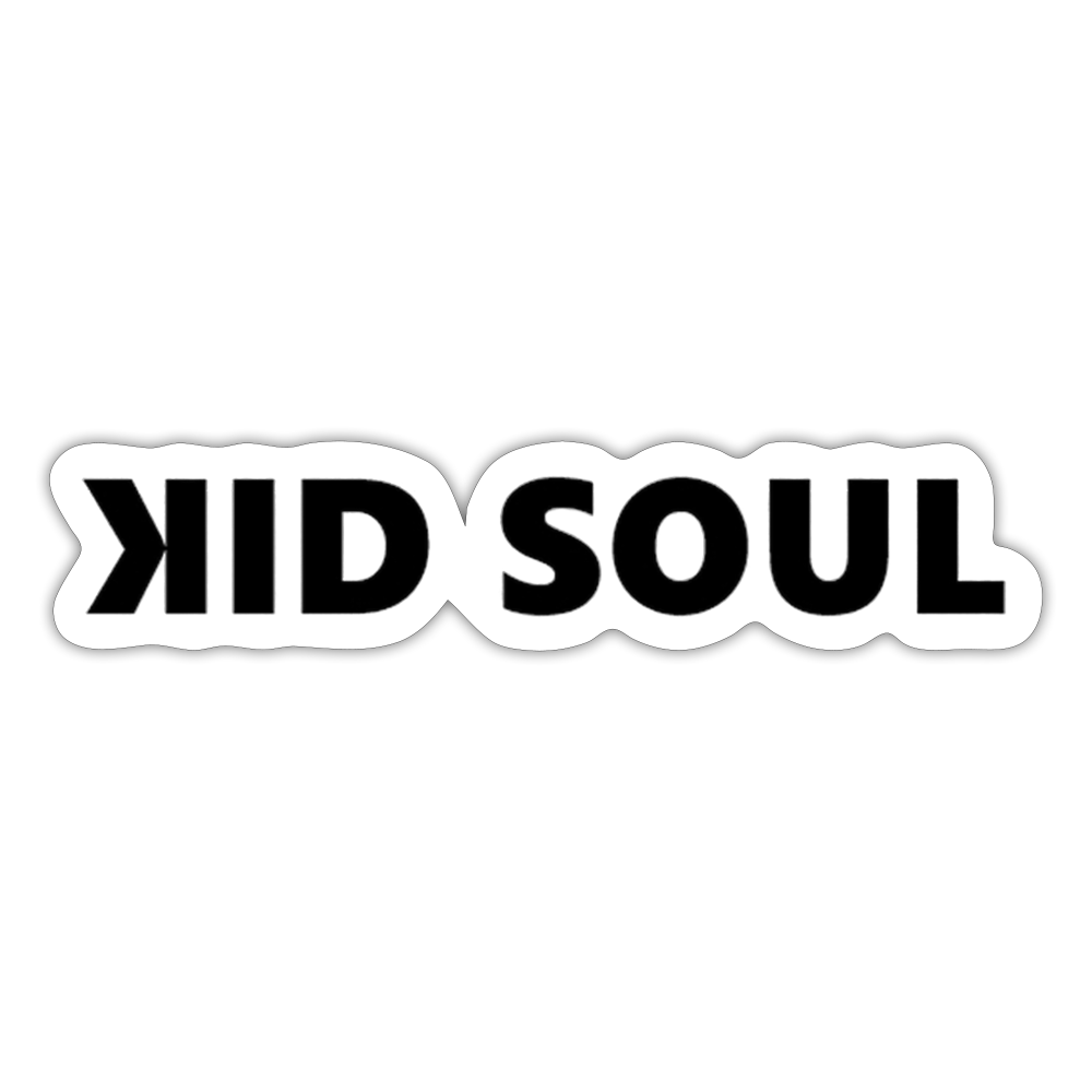 Kid Soul Sticker - Mattweiß